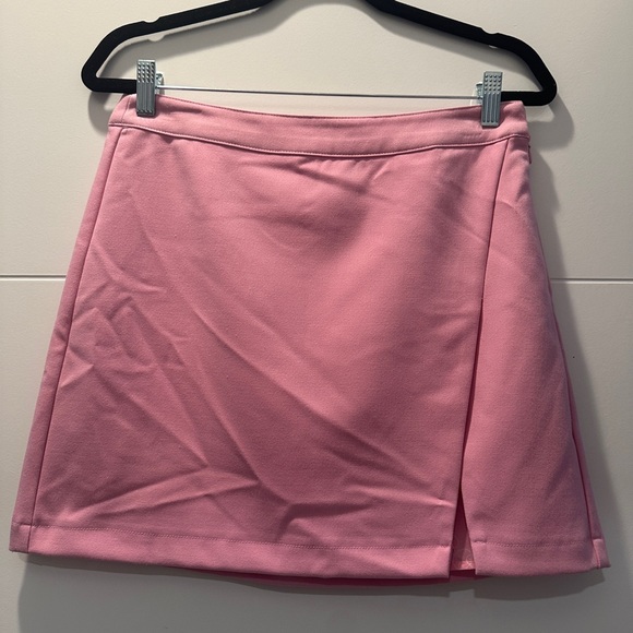 Nordstrom pink Billie side vent miniskirt beach summer party event luxury NWT M - Picture 11 of 15